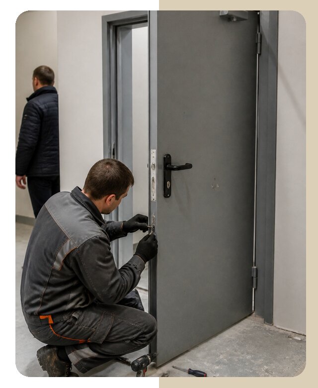 Ремонт противопожарной двери в Спасске-Дальнем по цене 6726 р. | ДвериЛегко-Спс