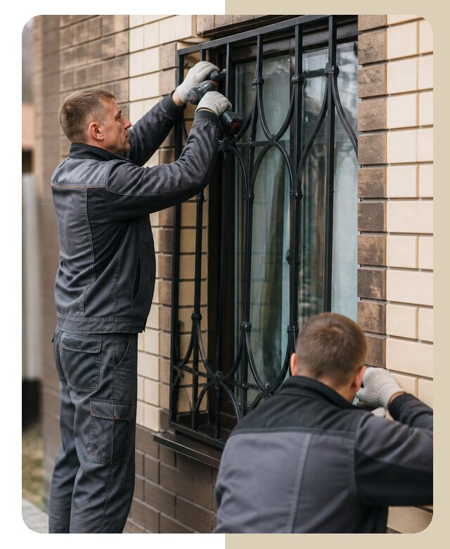 Установка решеток в дом в Спасске-Дальнем по цене от 3621 р. | ДвериЛегко-Спс