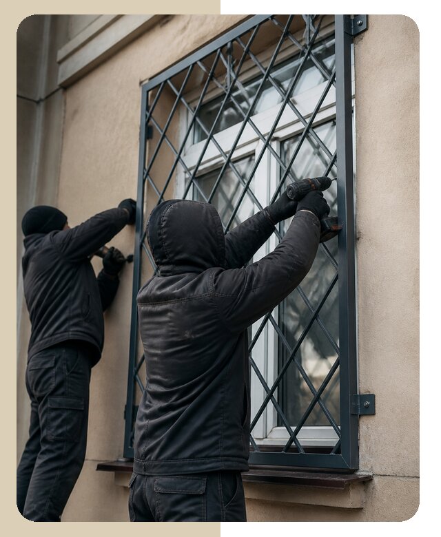 Установка антивандальных решеток на окна в Спасске-Дальнем